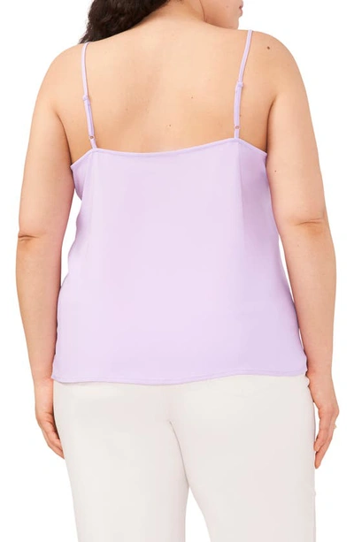 Halogen V-neck Woven Camisole In Purple Rose