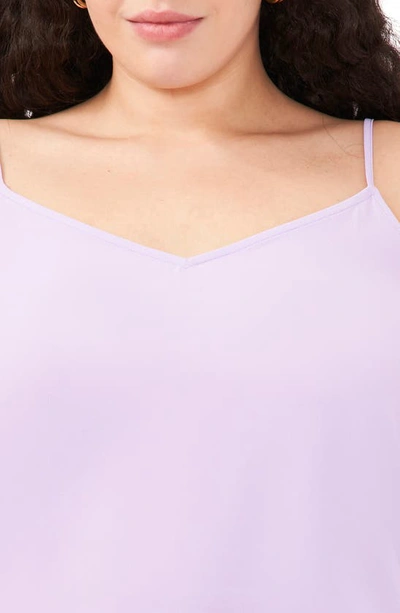 Halogen V-neck Woven Camisole In Purple Rose