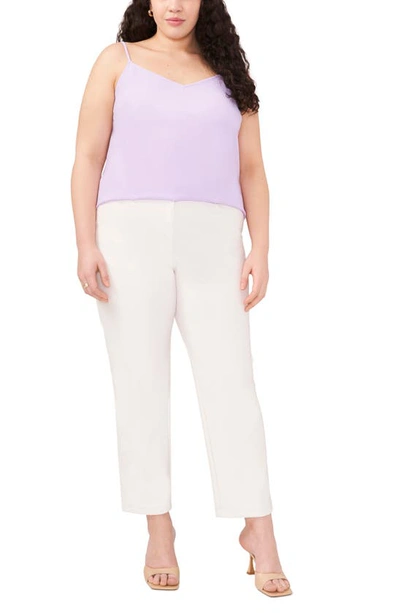 Halogen V-neck Woven Camisole In Purple Rose