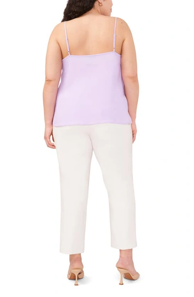 Halogen V-neck Woven Camisole In Purple Rose