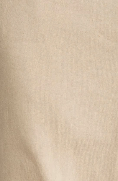 Frame Linen-blend Cargo Pants In Sand