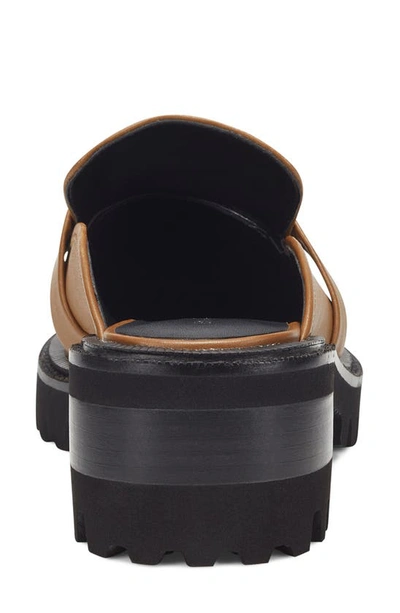 Shop Aerosoles Lowery Chain Detail Mule In Cognac Leather