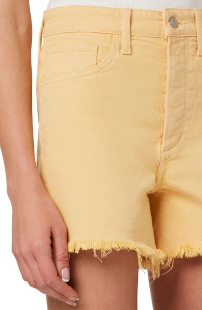 Shop Joe's The Jessie Frayed High Waist Relaxed Denim Shorts In Sunkissed