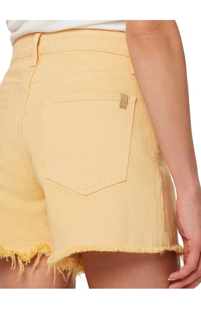Shop Joe's The Jessie Frayed High Waist Relaxed Denim Shorts In Sunkissed