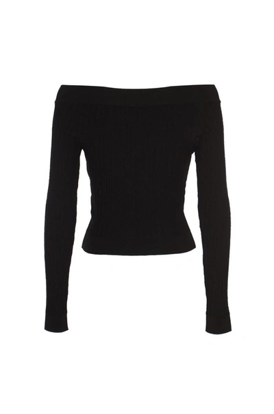 Shop Alberta Ferretti Sweaters Black