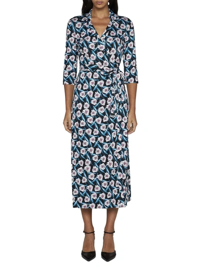 Shop Diane Von Furstenberg Dresses In Fortune Vine Ivory