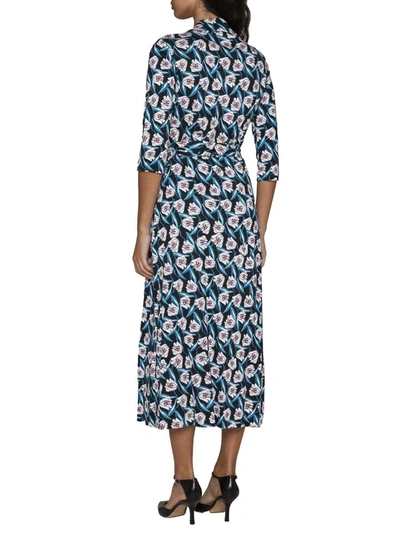 Shop Diane Von Furstenberg Dresses In Fortune Vine Ivory