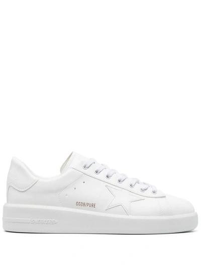 Shop Golden Goose Pure Star Bio Based Upper Shoes In 10100 Optic White