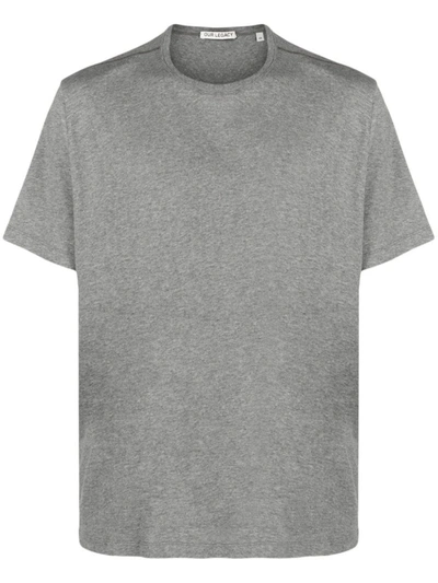 Shop Our Legacy Tshirt In Grey Melange