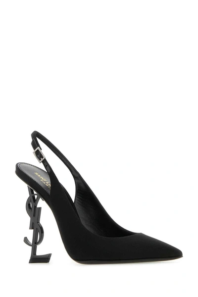 Shop Saint Laurent Heeled Shoes In Black