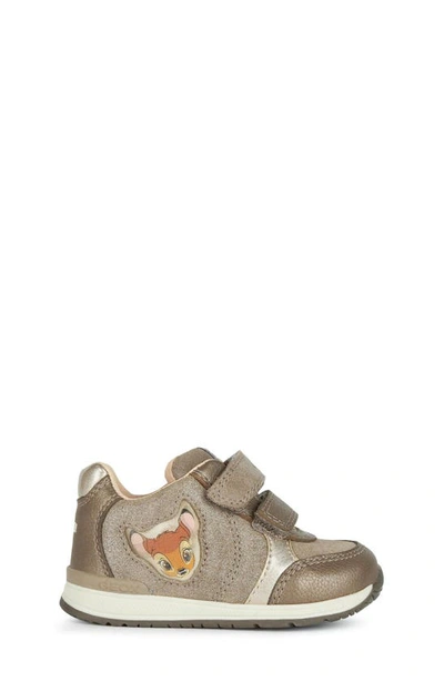 Shop Geox X Disney Rishon Sneaker In Smoke Grey/ Platinum