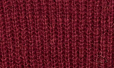 Madewell Ribbed Crewneck Sweater In Cabernet