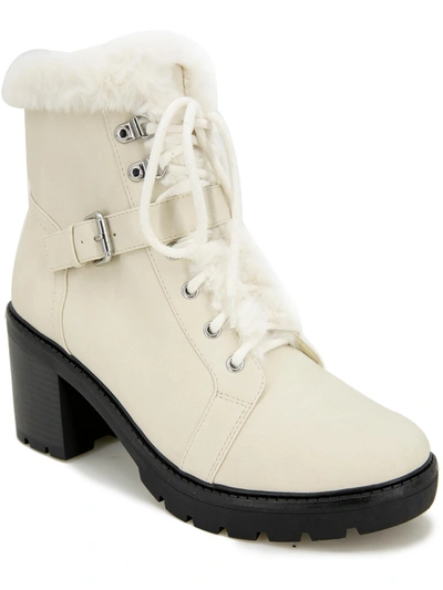 Shop Esprit Elaine Womens Leather Lace Up Ankle Boots In Multi
