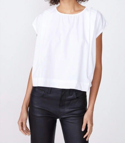 Shop Stateside Poplin Swing Top In White