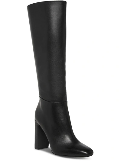 Shop Steve Madden Ally Womens Leather Knee-high Boots In Black