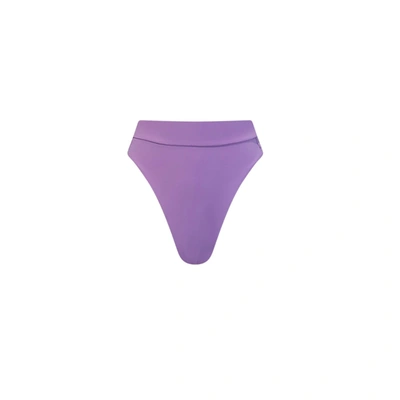 Shop Brisea Swim Brittany Bikini Bottom In Lilac In Purple