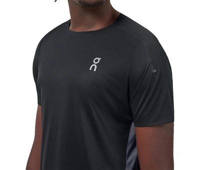 Shop On Running Men's Performance Short Sleeve-t In Black/dark In Multi