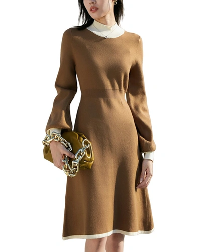 Shop Onebuye Dress In Brown