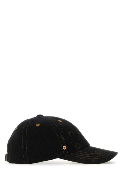 Shop Marine Serre Hats In Black