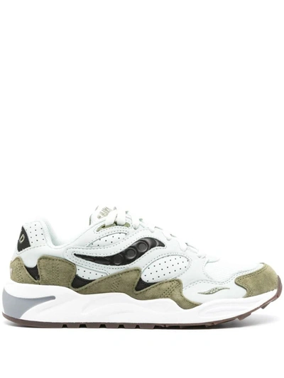 Shop Saucony Grid Shadow 2 Shoes In Green/green