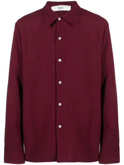 Shop Séfr Rampoua Shirt Clothing In Red