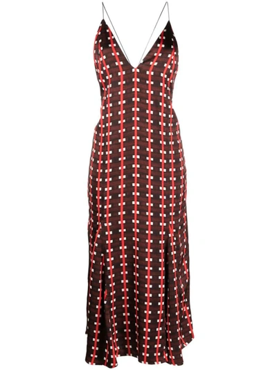 Shop Wales Bonner Josephine Dress Clothing In Brown