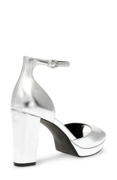 Shop Anne Klein Vista Platform Sandal In Silver