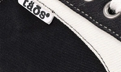 Shop Taos Shooting Star Sneaker In Black/ White Distressed