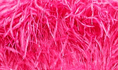Shop Mac Duggal Feather Strapless Minidress In Pink