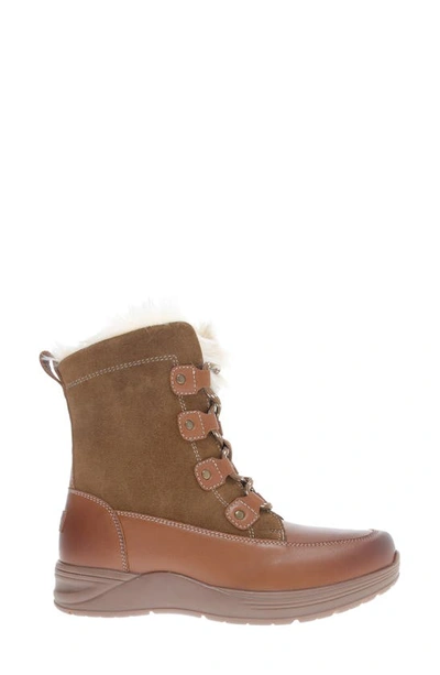 Shop Propét Dulcie Faux Fur Trim Bootie In Brown