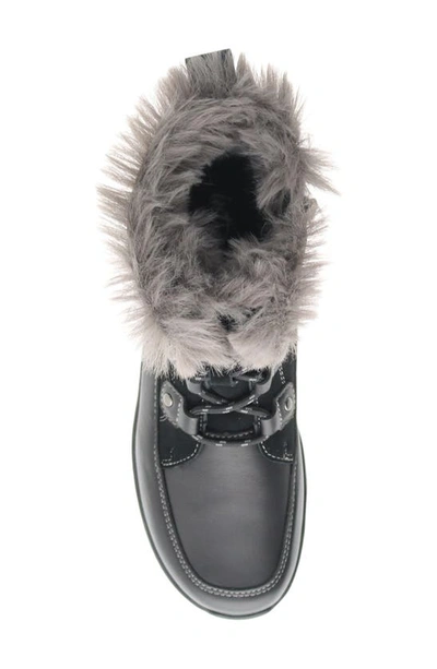 Shop Propét Dulcie Faux Fur Trim Bootie In Black