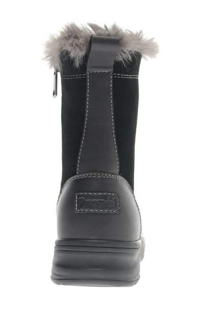 Shop Propét Dulcie Faux Fur Trim Bootie In Black