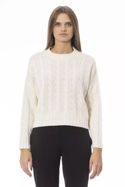Shop Baldinini Trend Beige Wool Sweater