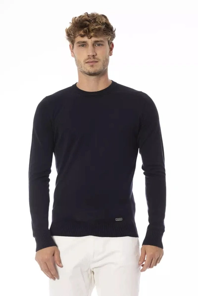 Shop Baldinini Trend Blue Modal Sweater