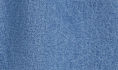 Shop Wash Lab Denim Chloe Long Sleeve Belted Denim Shirtdress In Blue Cloud