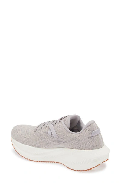 Saucony Triumph Rfg Running Shoe In Mauve Grey