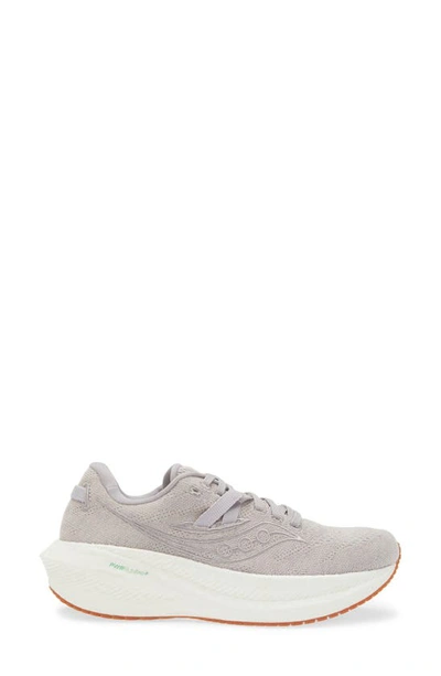 Saucony Triumph Rfg Running Shoe In Mauve Grey