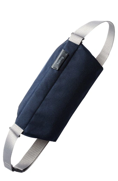 Shop Bellroy Heiq V-block Water Resistant Mini Sling In Navy