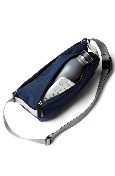 Shop Bellroy Heiq V-block Water Resistant Mini Sling In Navy