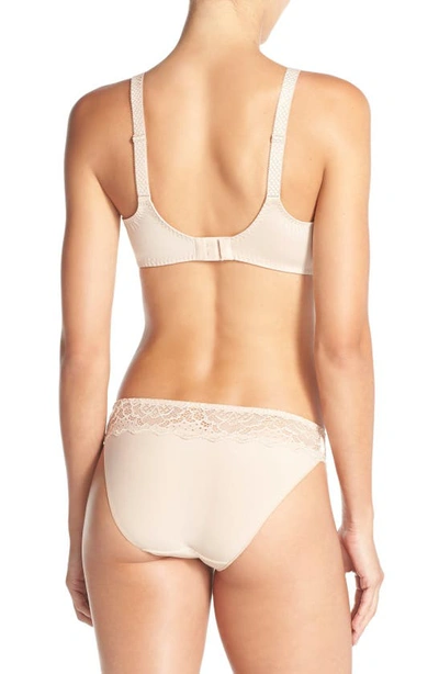 Simone Perele Caresse Underwire Minimizer Bra In Peau Rose