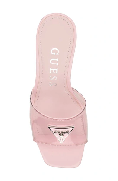 Shop Guess Lusie Slide Sandal In Light Pink