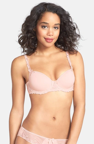 Shop Simone Perele Andora 3d Molded Underwire Bra In Blush