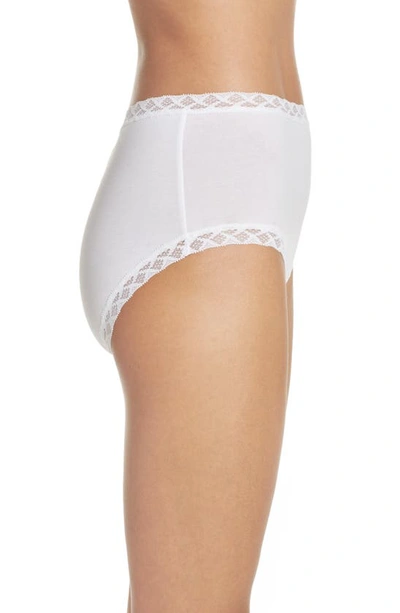 Shop Natori Bliss Stretch Cotton Full Briefs In White