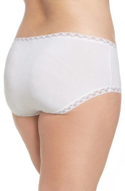 Shop Natori Bliss Stretch Cotton Full Briefs In White