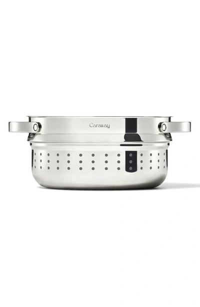 Caraway Large Stainless Steel Steamer In Stainless Steel