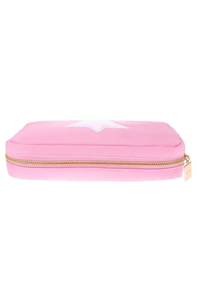 Shop Bloc Bags Medium Star Cosmetics Bag In Baby Pink