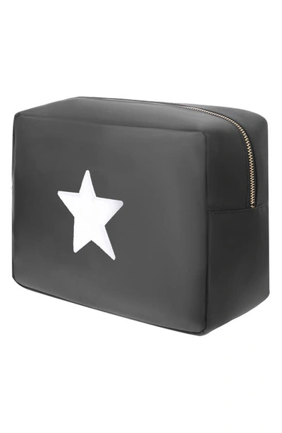 Shop Bloc Bags Extra Large Star Cosmetic Bag In Black