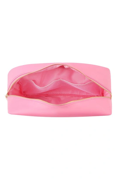 Bloc Bags X-large Kiss Cosmetic Bag In Bubblegum Pink