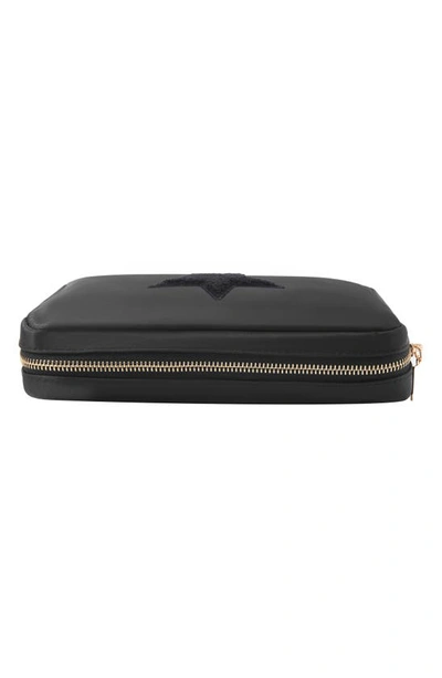 Bloc Bags Medium Star Cosmetics Bag In Black/ Black