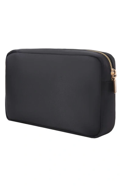Bloc Bags Medium Star Cosmetics Bag In Black/ Black